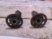 Load image into Gallery viewer, 2002 Yamaha WR250F cams exhaust intake camshaft lobes wr 250f need cleaned up