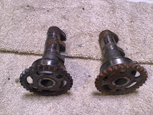 Load image into Gallery viewer, 2002 Yamaha WR250F cams exhaust intake camshaft lobes wr 250f need cleaned up