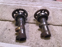Load image into Gallery viewer, 2002 Yamaha WR250F cams exhaust intake camshaft lobes wr 250f need cleaned up