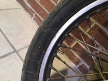 Load image into Gallery viewer, 1974 Harley Davidson Iron head front wheel 19’ front brake disc