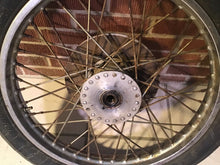 Load image into Gallery viewer, 1974 Harley Davidson Iron head front wheel 19’ front brake disc