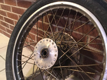 Load image into Gallery viewer, 1974 Harley Davidson Iron head front wheel 19’ front brake disc