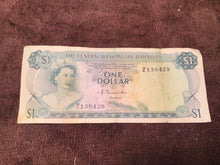 Load image into Gallery viewer, Central Bank of the Bahamas $1 Queen Elizabeth II One Dollar Bill