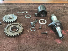 Load image into Gallery viewer, 1974 Yamaha MX250 kick starter kicker gear spring kickstart assembly secondary