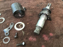 Load image into Gallery viewer, 1974 Yamaha MX250 kick starter kicker gear spring kickstart assembly secondary