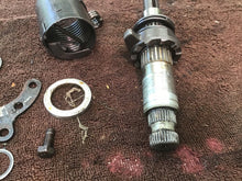 Load image into Gallery viewer, 1974 Yamaha MX250 kick starter kicker gear spring kickstart assembly secondary