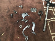 Load image into Gallery viewer, 1974 Suzuki TS100 shift shaft shifting hardware gear selector spring