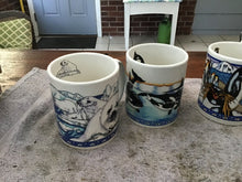 Load image into Gallery viewer, Set of 5 commemorative Sea World of Cleveland Coffee Mug Tea Cup 3 3/4" Tall