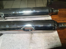 Load image into Gallery viewer, stock oem slip on mufflers harley touring exhaust roadglide flh electraglide 95+
