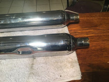Load image into Gallery viewer, stock oem slip on mufflers harley touring exhaust roadglide flh electraglide 95+