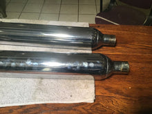 Load image into Gallery viewer, stock oem slip on mufflers harley touring exhaust roadglide flh electraglide 95+