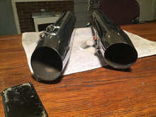 Load image into Gallery viewer, stock oem slip on mufflers harley touring exhaust roadglide flh electraglide 95+