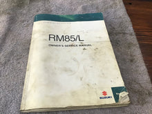 Load image into Gallery viewer, All Years Suzuki RM85L Motorcycle Factory Shop Service Repair Manual