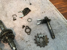 Load image into Gallery viewer, 1985 HONDA XL80 XL 80 transmission tranny shift forks complete gears