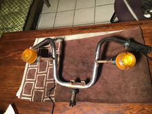 Load image into Gallery viewer, 1981 Yamaha MJ50 Towny handle bars handlebars front turn signals OEM