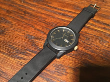 Load image into Gallery viewer, Lacoste 12.12 Black Rubber Strap Watch gold works well men’s watch