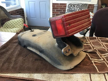 Load image into Gallery viewer, 1982 Kawasaki KZ750M CSR Rear Fender / Tail Brake Light Assembly