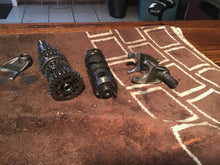 Load image into Gallery viewer, 1999 Honda XR100 XR100R complete transmission tranny gears shift forks shift cam