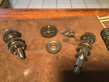 Load image into Gallery viewer, 1999 Honda XR100 XR100R complete transmission tranny gears shift forks shift cam