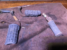 Load image into Gallery viewer, 1974 - 1977 Suzuki GT 380 GT380 foot pegs mounts passenger pegs foot peg lot