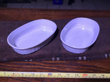 Load image into Gallery viewer, Corning Ware F-6-B French White 1.8 Liter Oval Casserole Dish 1.5 QT - NO LID X2