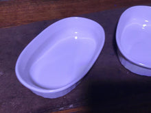 Load image into Gallery viewer, Corning Ware F-6-B French White 1.8 Liter Oval Casserole Dish 1.5 QT - NO LID X2