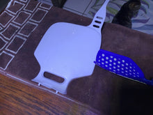 Load image into Gallery viewer, 1991 - 2005 Front Number Plate White hand guards Fits YAMAHA YZ80 YZ85