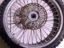 Load image into Gallery viewer, 89-98 1994 Suzuki RMX250 OEM Complete Front Wheel Rim Tire Hub Spokes Rotor