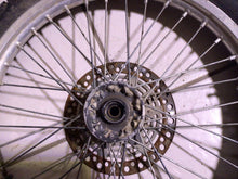 Load image into Gallery viewer, 89-98 1994 Suzuki RMX250 OEM Complete Front Wheel Rim Tire Hub Spokes Rotor