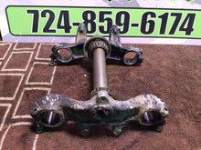 Load image into Gallery viewer, 1989 Honda Cr80r Cr80 Steering Stem Triple tree Clamps OEM