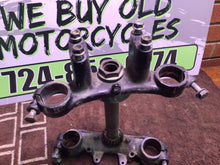 Load image into Gallery viewer, 1989 Honda Cr80r Cr80 Steering Stem Triple tree Clamps OEM