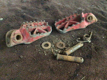 Load image into Gallery viewer, 1991 KTM 250 EXC MX Foot Pegs mounts hardware