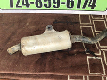 Load image into Gallery viewer, 1989 Honda CR125 exhaust pipe muffler silencer baffle cr 125