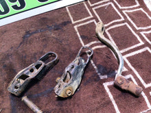 Load image into Gallery viewer, 1989 - 1994 Honda CR125 Foot Peg Set Pair Footpegs CR 125 250 500 shifter