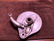 Load image into Gallery viewer, 74 75 76 HONDA XL175 XL 175 REAR BRAKE PANEL HUB DRUM W/ ARM 43100-362-010