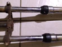 Load image into Gallery viewer, 1972 Suzuki TS90 Enduro 90cc Front Suspension Forks For Parts triple tree head