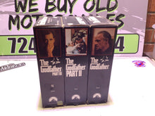 Load image into Gallery viewer, The Godfather Part I II III Trilogy 3 Double VHS Set(s) VG