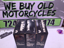 Load image into Gallery viewer, The Godfather Part I II III Trilogy 3 Double VHS Set(s) VG