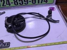Load image into Gallery viewer, 1981 80-82 Honda XL80 XL 80 / Original OEM  FRONT BRAKE BACKING PLATE DRUM Cable