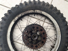 Load image into Gallery viewer, 1971 OSSA PIONEER 250 Rear Wheel Hub Rim Assembly 18in