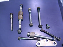 Load image into Gallery viewer, 1990 - 1999 SUZUKI DR250 ENGINE MOTOR MOUNT BRACKET bolts hardware