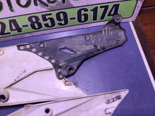 Load image into Gallery viewer, 2014 - 2018 Yamaha YZ450F YZ250F Blue Plastics Fender Rear Side Number Plates