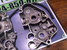 Load image into Gallery viewer, 04 KTM 400 450 525 SX OEM Crank cases CRANKCASE CRANK LH RH CASES BOTTOM END