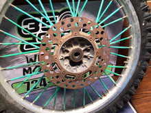 Load image into Gallery viewer, 1985 - 1987 Kawasaki KX125 Front Wheel assembly KX 125 250 500 85 86 87