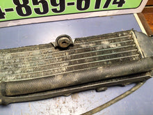 Load image into Gallery viewer, 87 88 89 KAWASAKI KX 125 OEM FACTORY RADIATOR NICE NO LEAKS 39061-1120