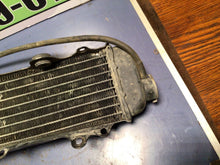 Load image into Gallery viewer, 87 88 89 KAWASAKI KX 125 OEM FACTORY RADIATOR NICE NO LEAKS 39061-1120