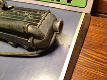 Load image into Gallery viewer, 87 88 89 KAWASAKI KX 125 OEM FACTORY RADIATOR NICE NO LEAKS 39061-1120