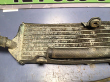 Load image into Gallery viewer, 87 88 89 KAWASAKI KX 125 OEM FACTORY RADIATOR NICE NO LEAKS 39061-1120