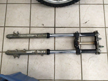 Load image into Gallery viewer, 1987 Kawasaki KX125 43 mm Front Fork Set Left Right Forks 44001-1643 KX 125 87