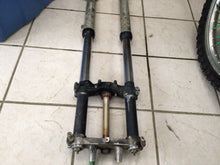 Load image into Gallery viewer, 1987 Kawasaki KX125 43 mm Front Fork Set Left Right Forks 44001-1643 KX 125 87
